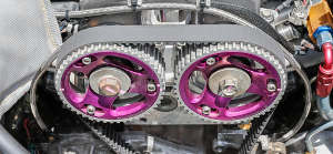 Timing and auxilliary belts, water pumps